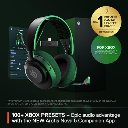 SteelSeries Arctis Nova Gaming Headset with 2.4GHz or BT Connectivity