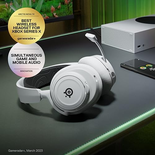 Arctis Nova 7X Gaming Headset - Multi-System 38Hr Battery - White